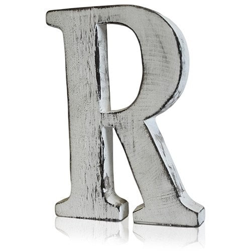 Letras Shabby Chic - R