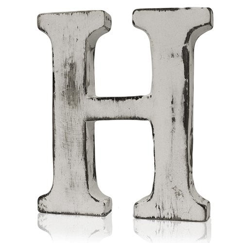 Letras Shabby Chic - H