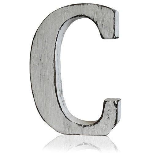 Letras Shabby Chic - C