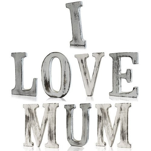 Letras Shabby Chic - I LOVE MUM (8)