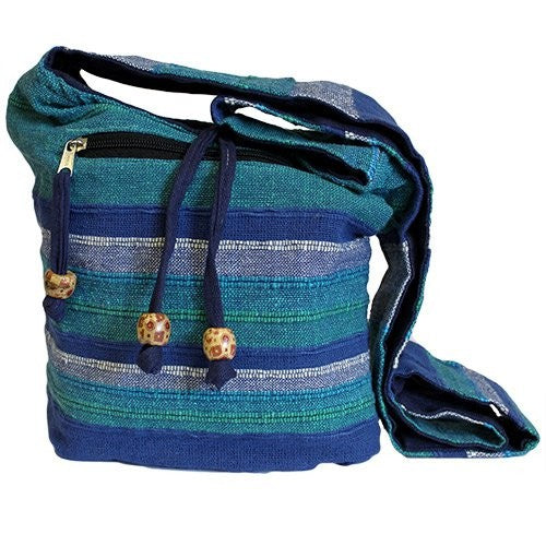 Bolso bandolera Nepal - Ríos azules