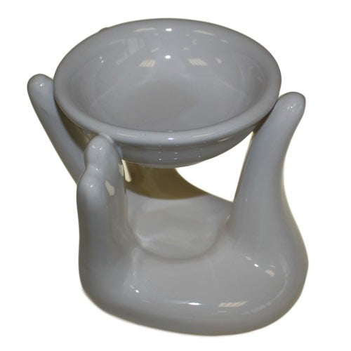 Helping Hand Oil Burner  - White