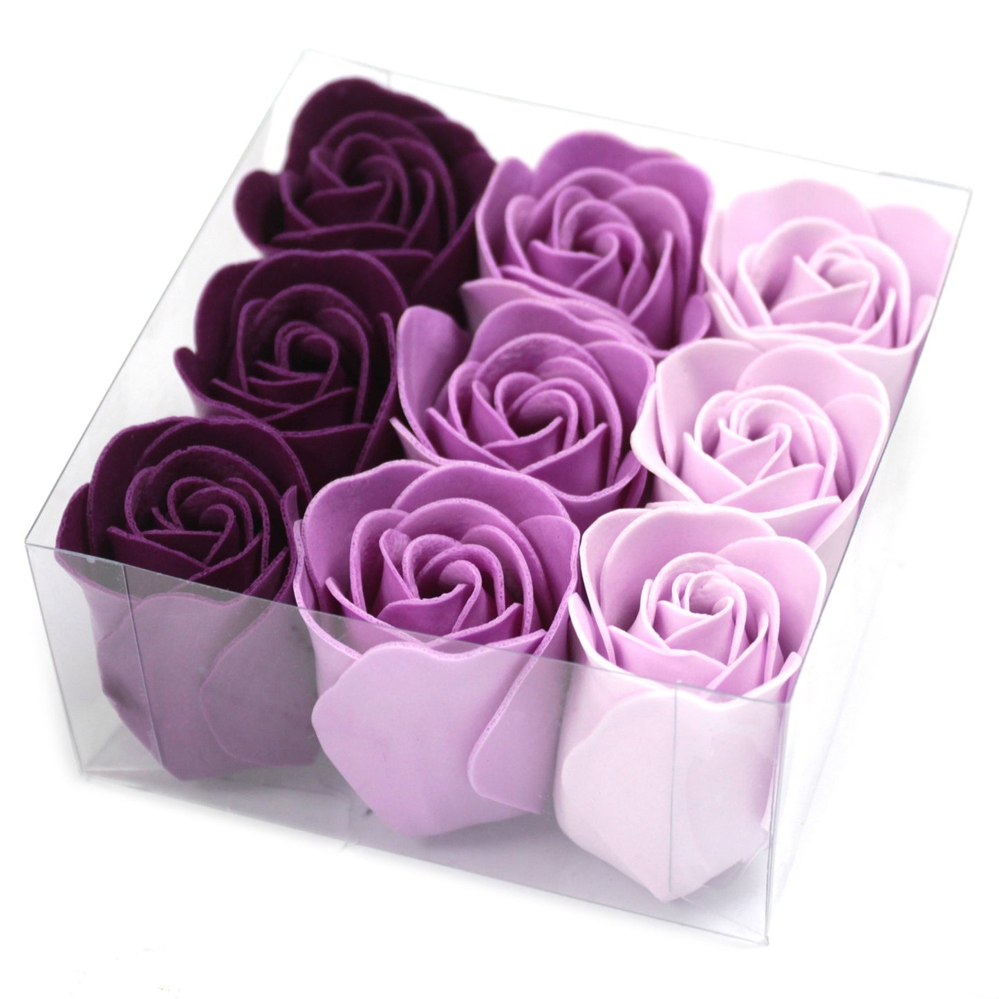 Set de 9 Flores de Jabón - Rosas de Lavanda