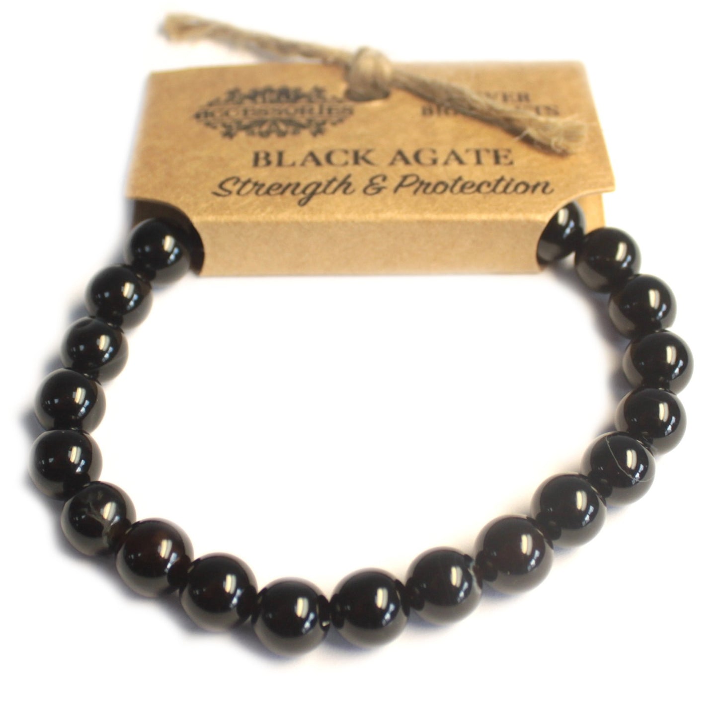 Pulsera Power - Ágata Negra