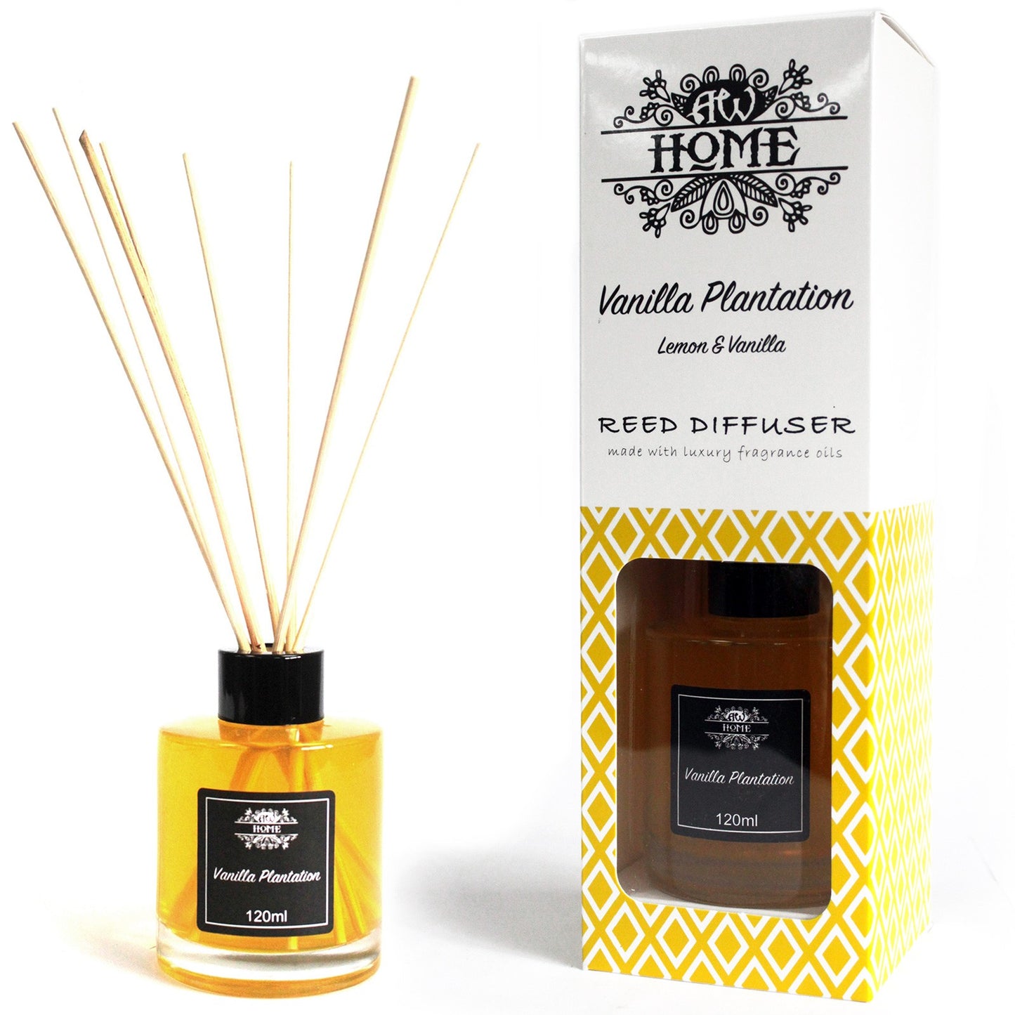 120ml Reed Diffuser -  Vanilla Plantation