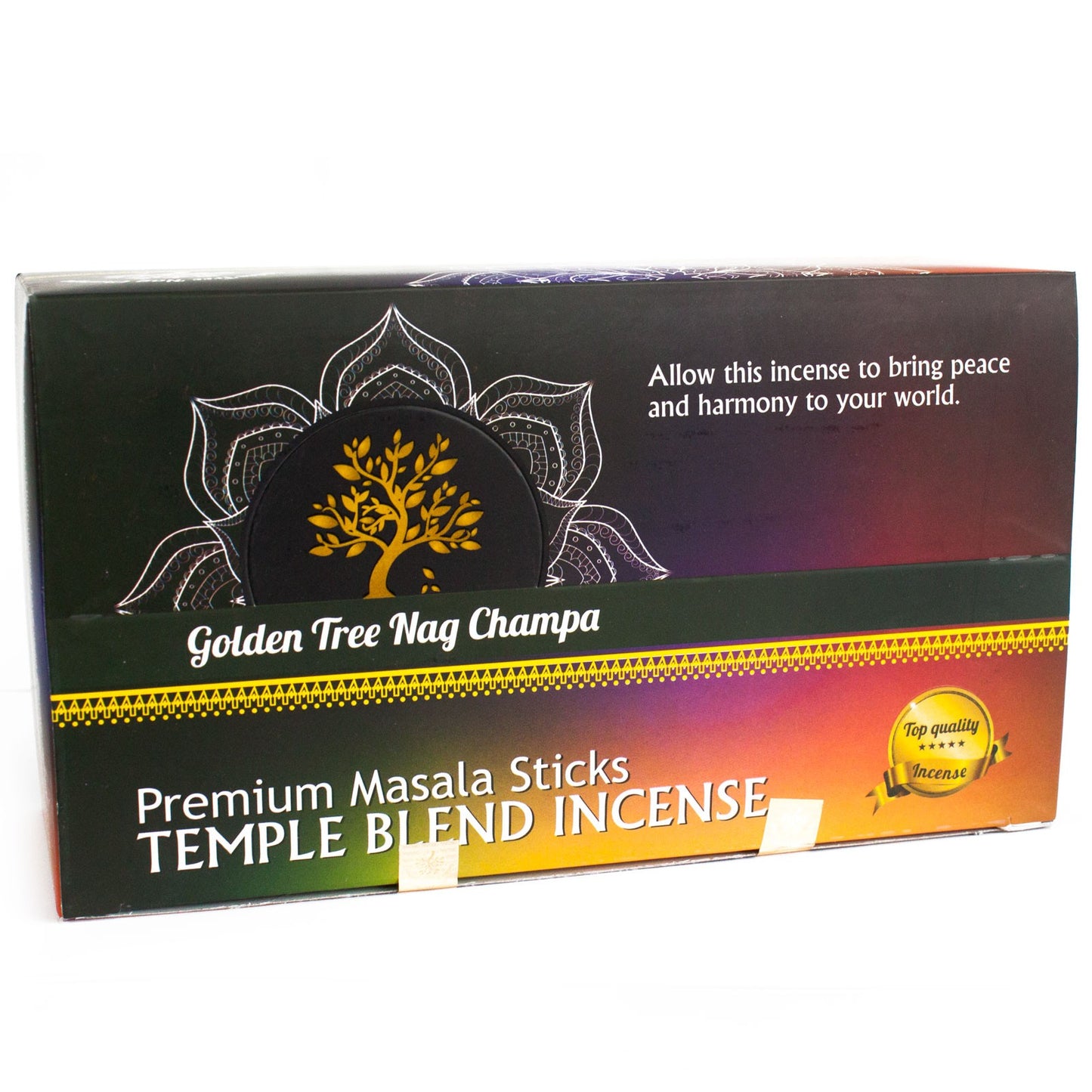 Incienso Golden Tree Nag Champa - Mezcla de templo