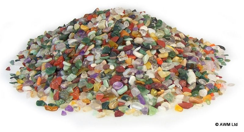 Mixed Natural Gemstone Chips - 5KG