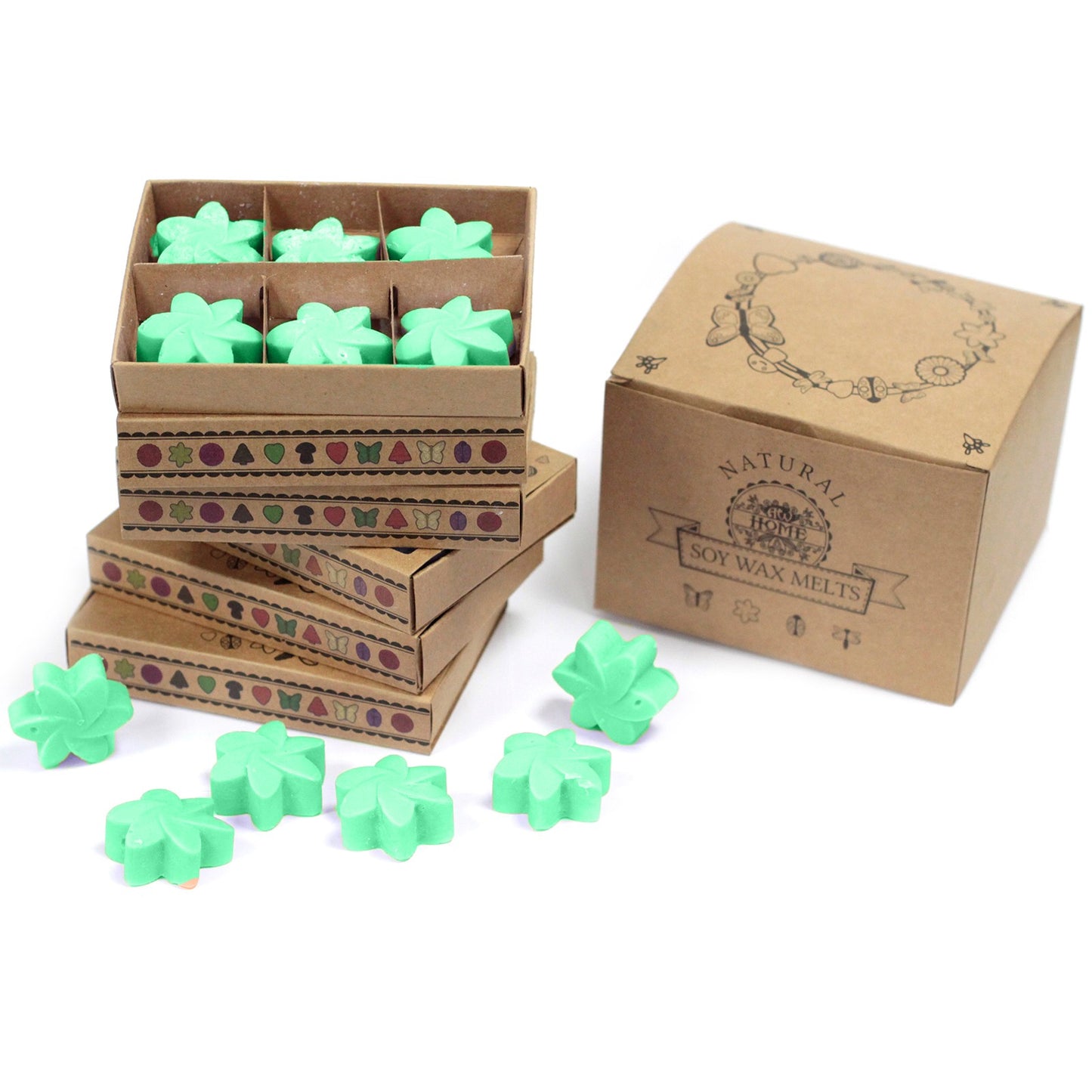 Box of 6  Wax Melts - Hidden Garden