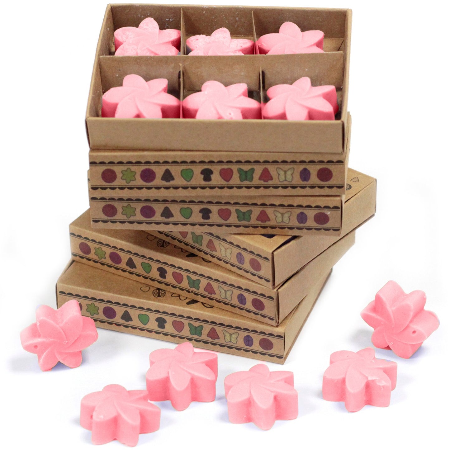 Box of 6 Wax Melts - Classic Rose