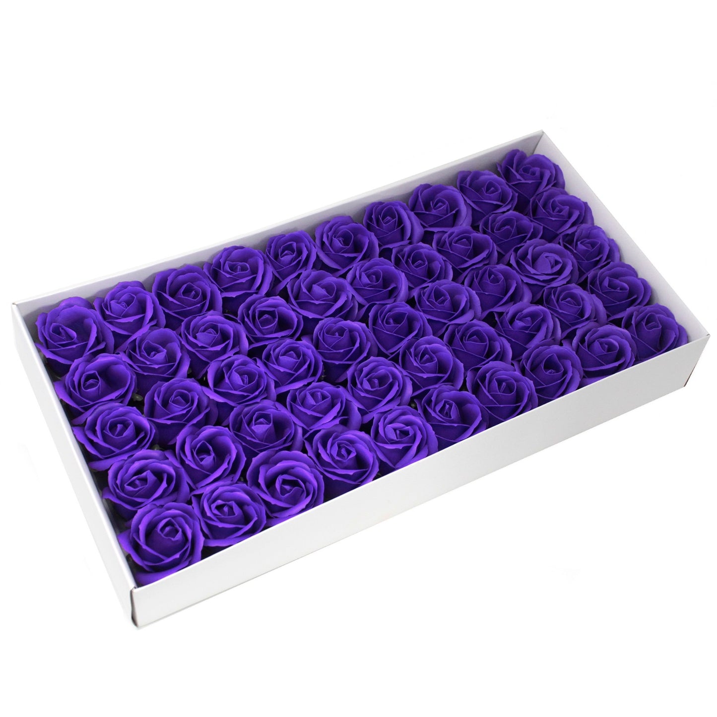 Craft Soap Flowers - Med Rose - Violet