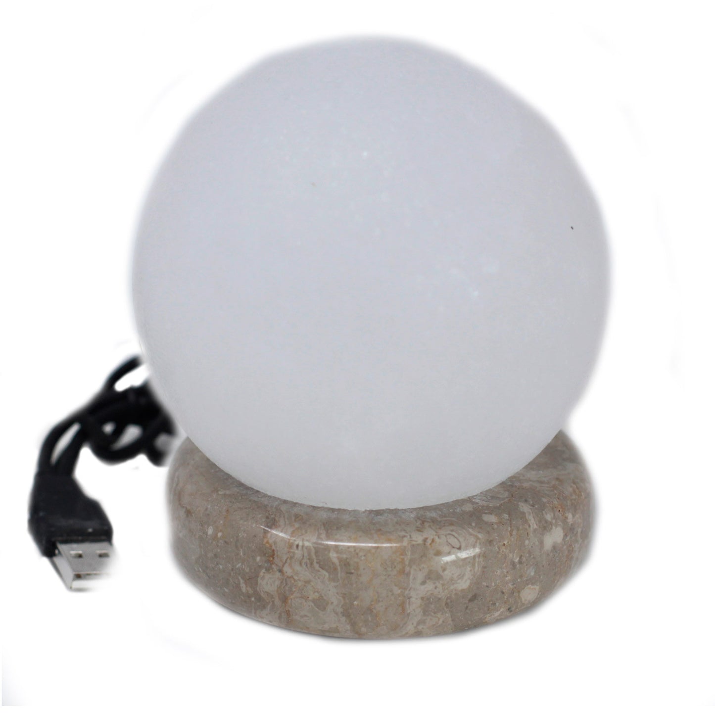 Lámpara de sal Quality USB Ball BLANCA - 9 cm (multi)