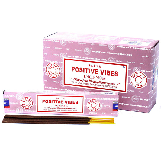 Incienso Satya 15g - Vibraciones Positivas