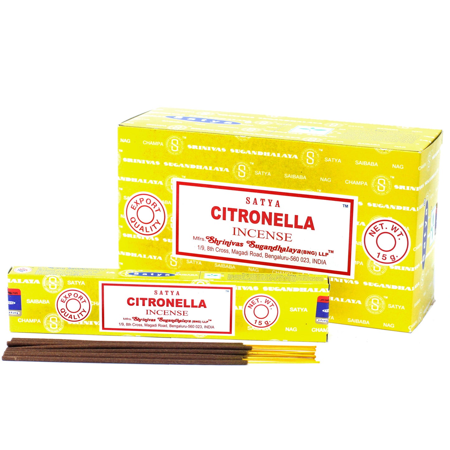 Incienso Satya 15g - Citronela