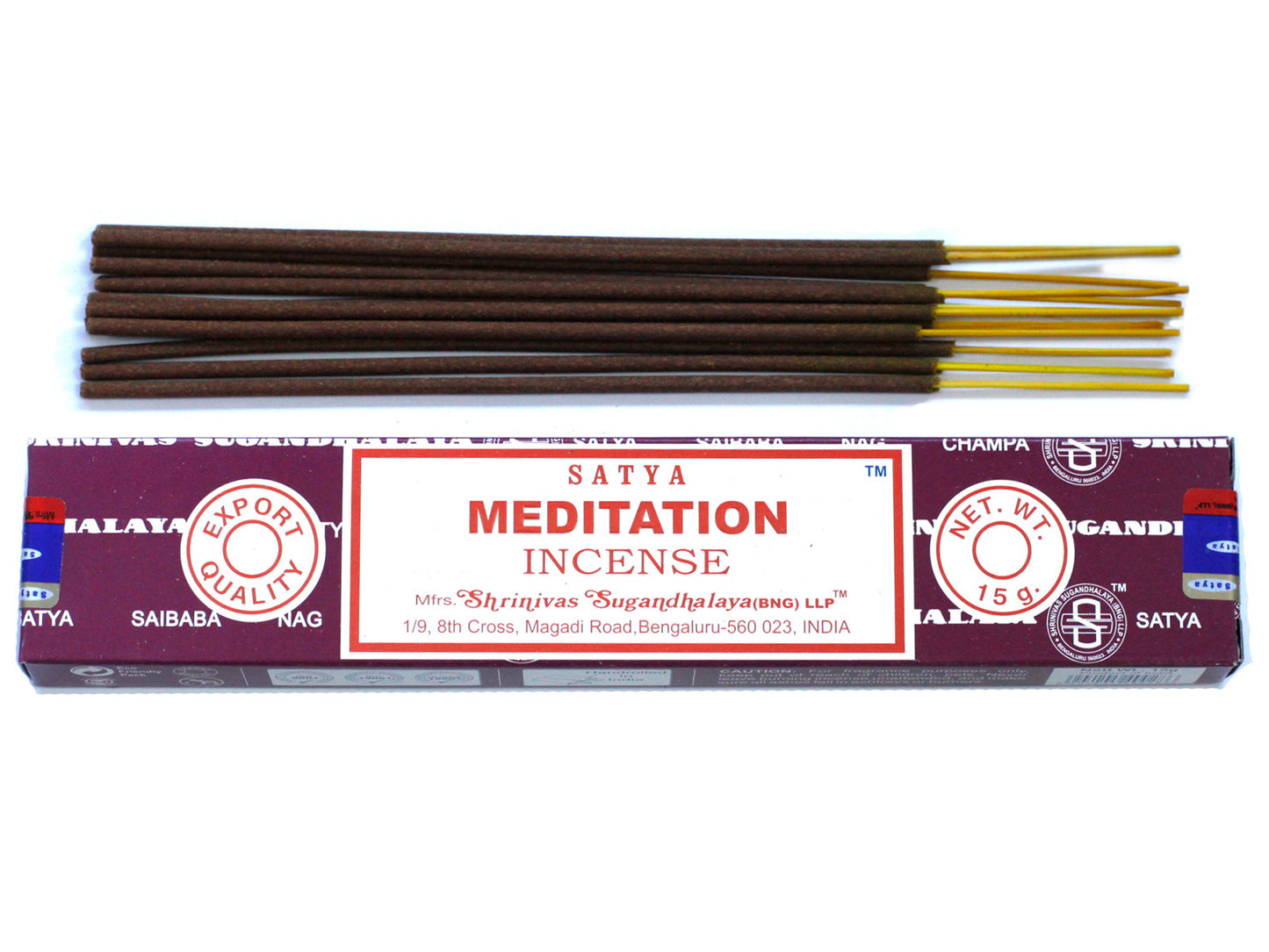 Incienso Satya 15g - Meditación