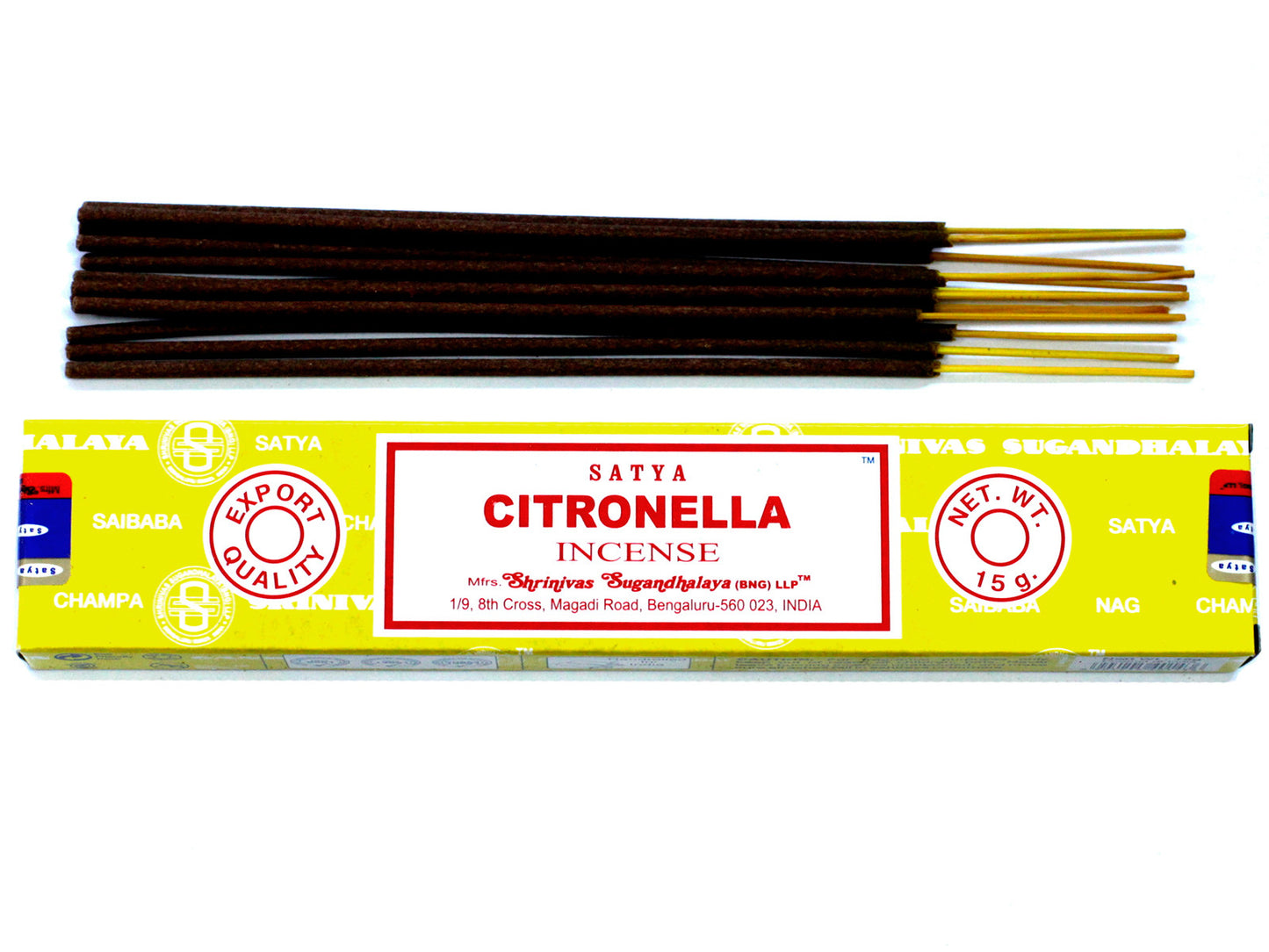 Incienso Satya 15g - Citronela