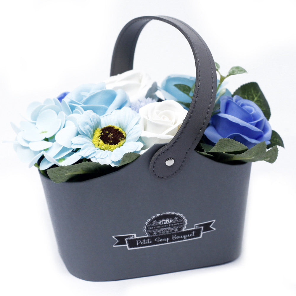 Cesta Bouquet Petite - Azules calmantes