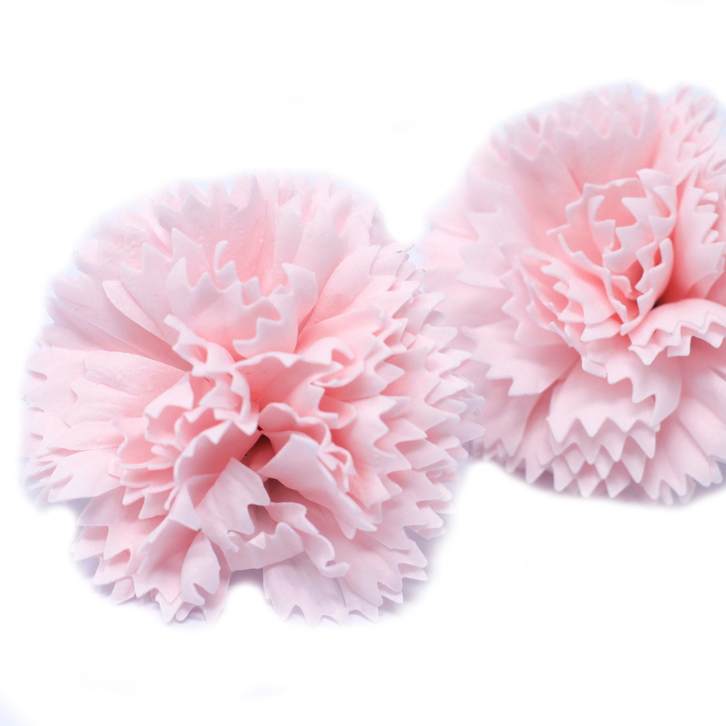 Craft Soap Flowers - Carnations - Pink