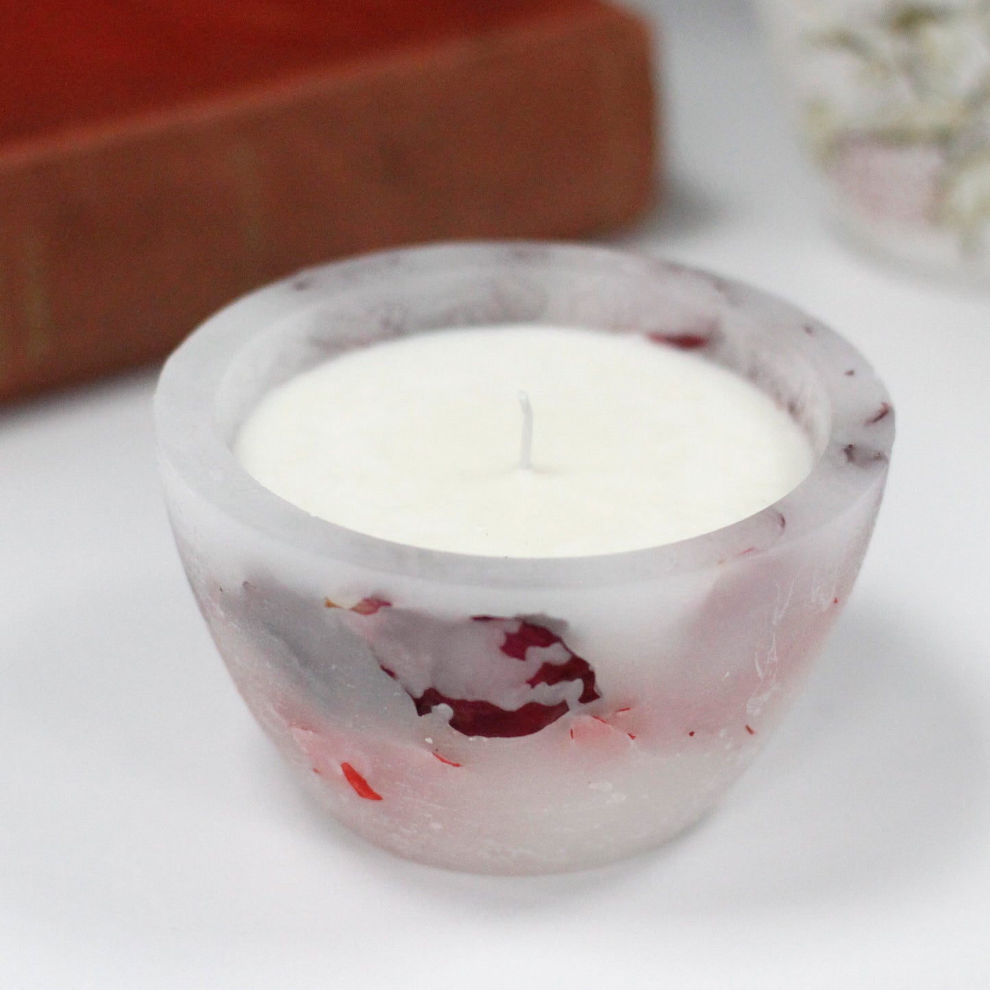 Enchanted Candle  - Large Bowl - Rose