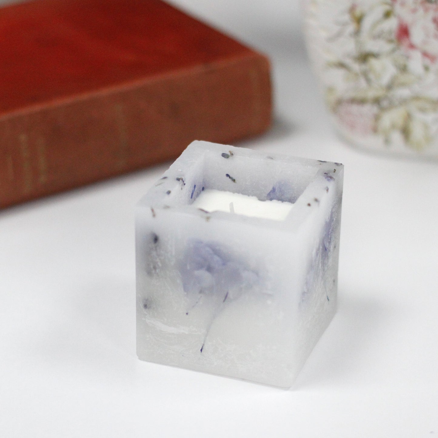 Enchanted Candle - Small Square Jar - Lavender