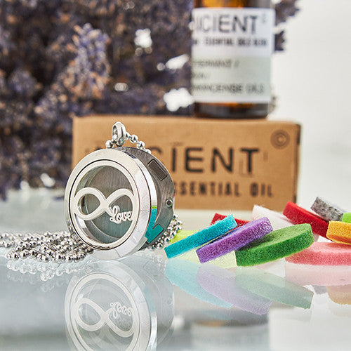 Aromatherapy Diffuser Necklace - Infinity Love 25mm