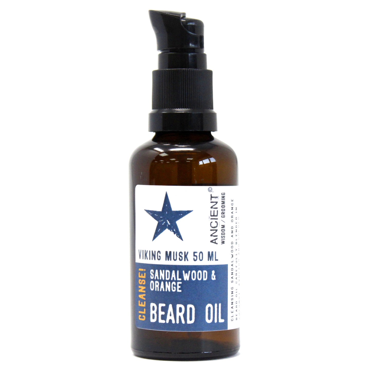 50ml Aceite para Barba - Almizcle Vikingo - ¡Limpieza!