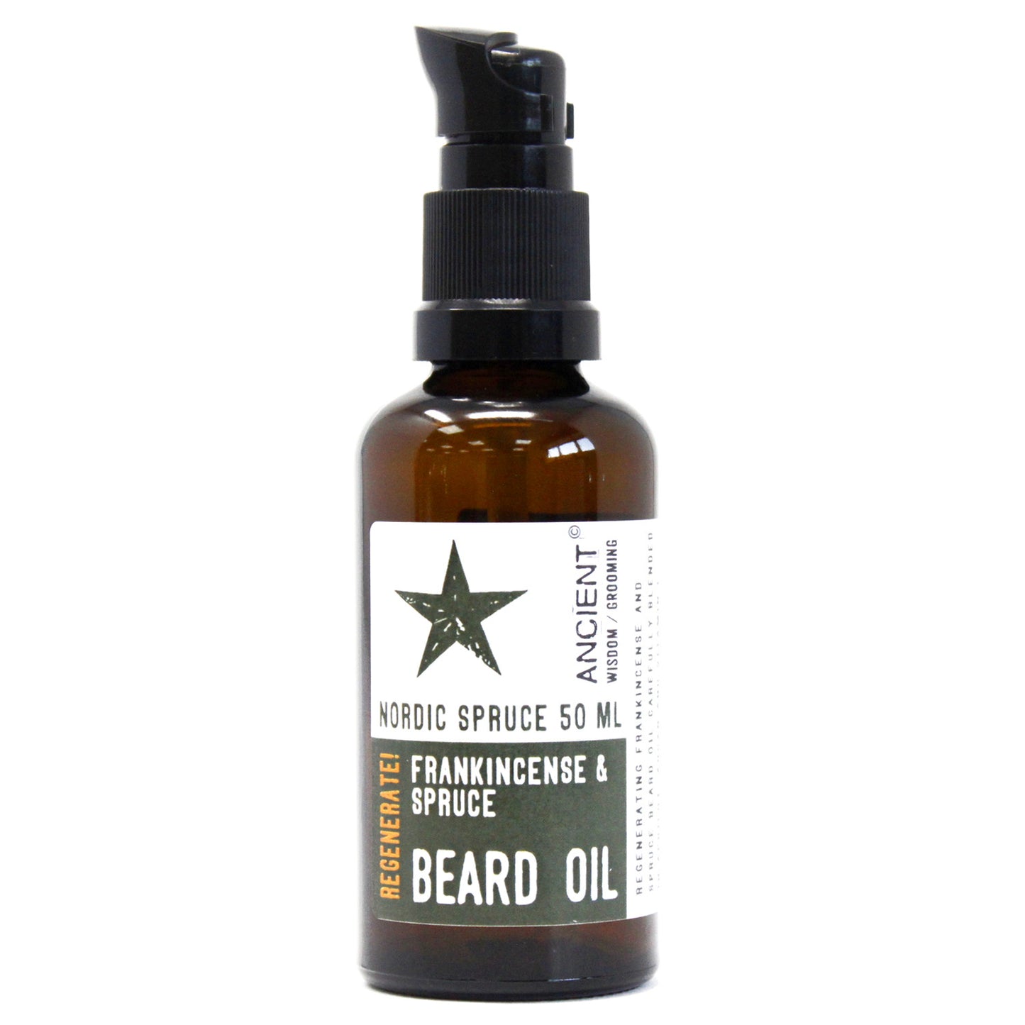 Aceite para Barba 50ml - Abeto Nórdico - ¡Regenera!