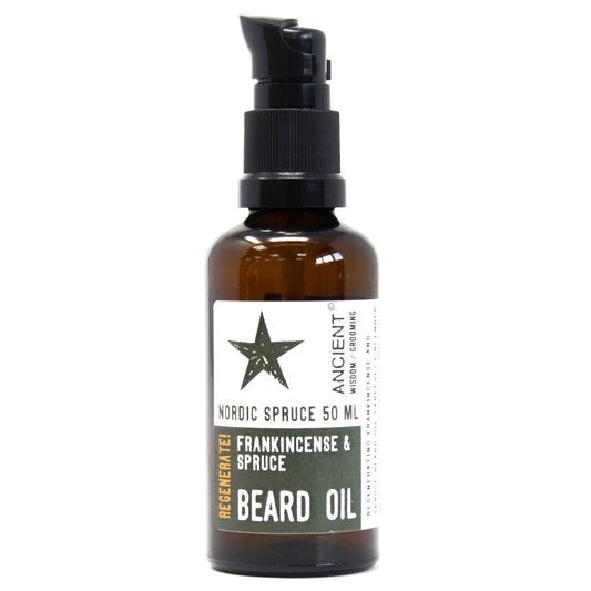 Aceite para Barba 50ml - Abeto Nórdico - ¡Regenera!