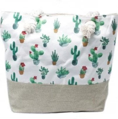 Bolso Asa De Cuerda - Mini Cactus