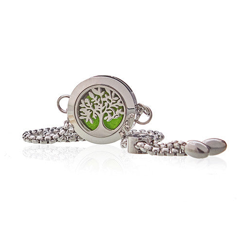 Pulsera de cadena de joyería de aromaterapia - Árbol de la vida - 20 mm