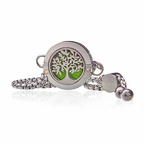 Pulsera de cadena de joyería de aromaterapia - Árbol de la vida - 20 mm