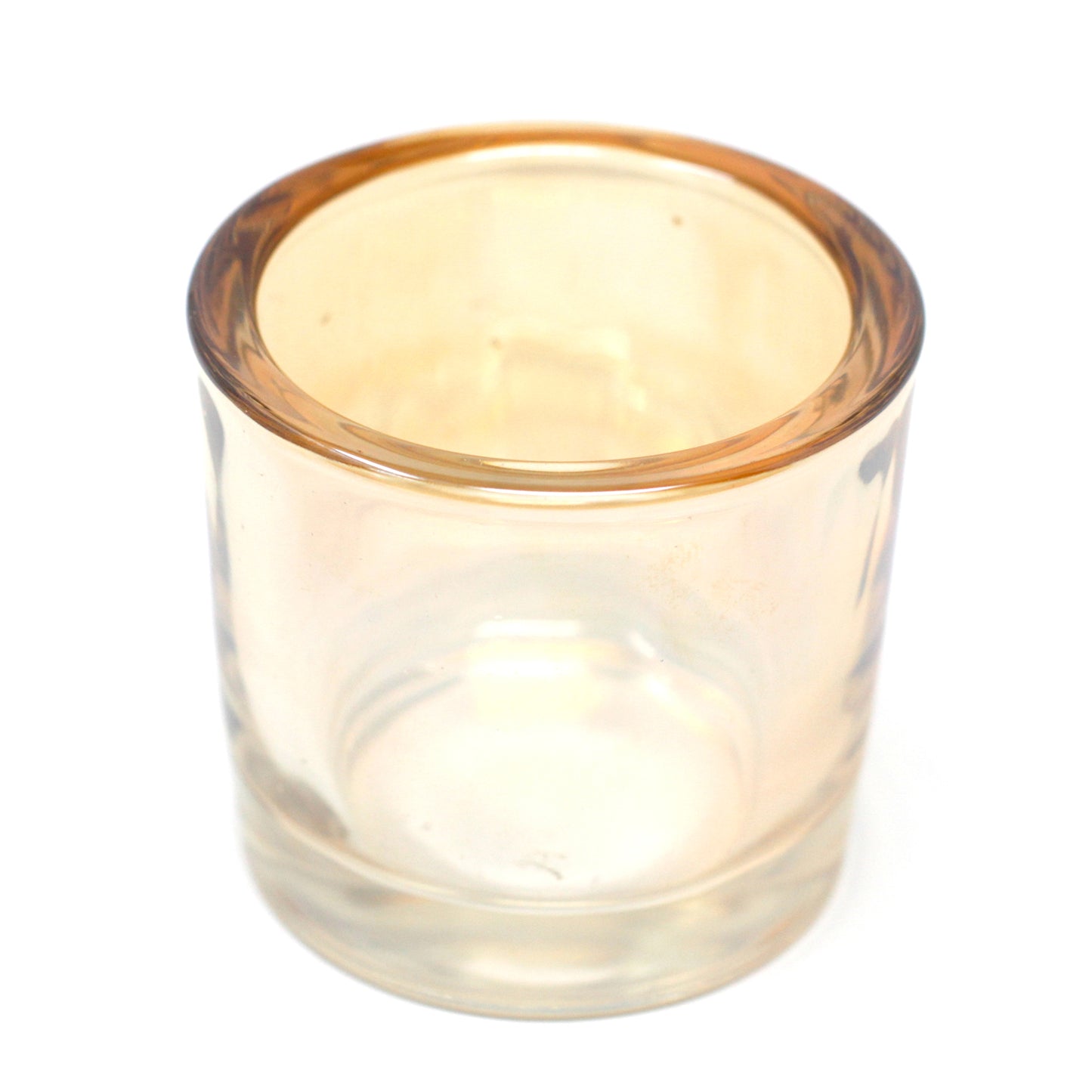 Vaso de cristal de repuesto para portavelas votiva