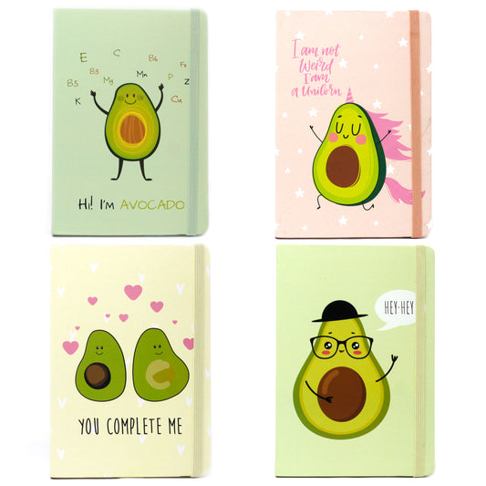 Genial cuaderno A5 - Diseños surtidos - Crazy Avocado