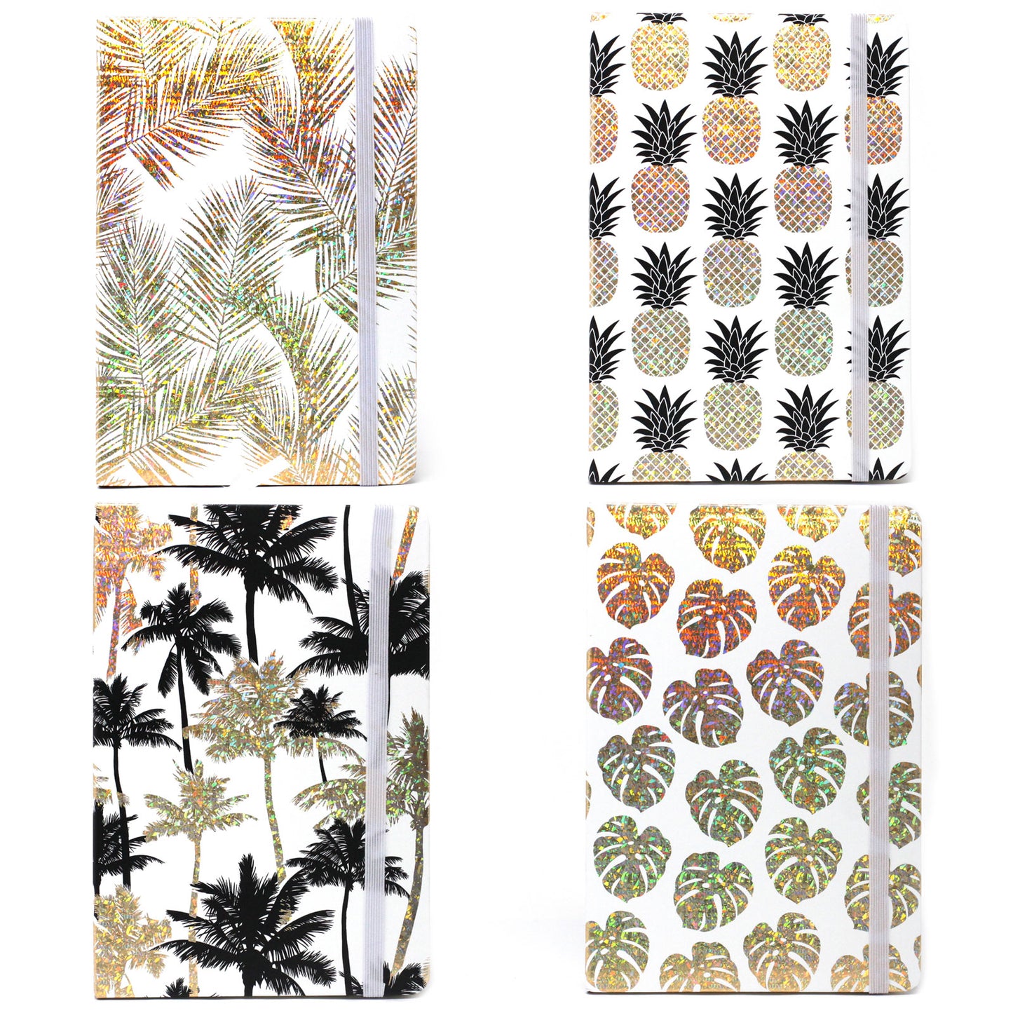 Cool A5 Notebook - Assorted Designs - Golden Tropical