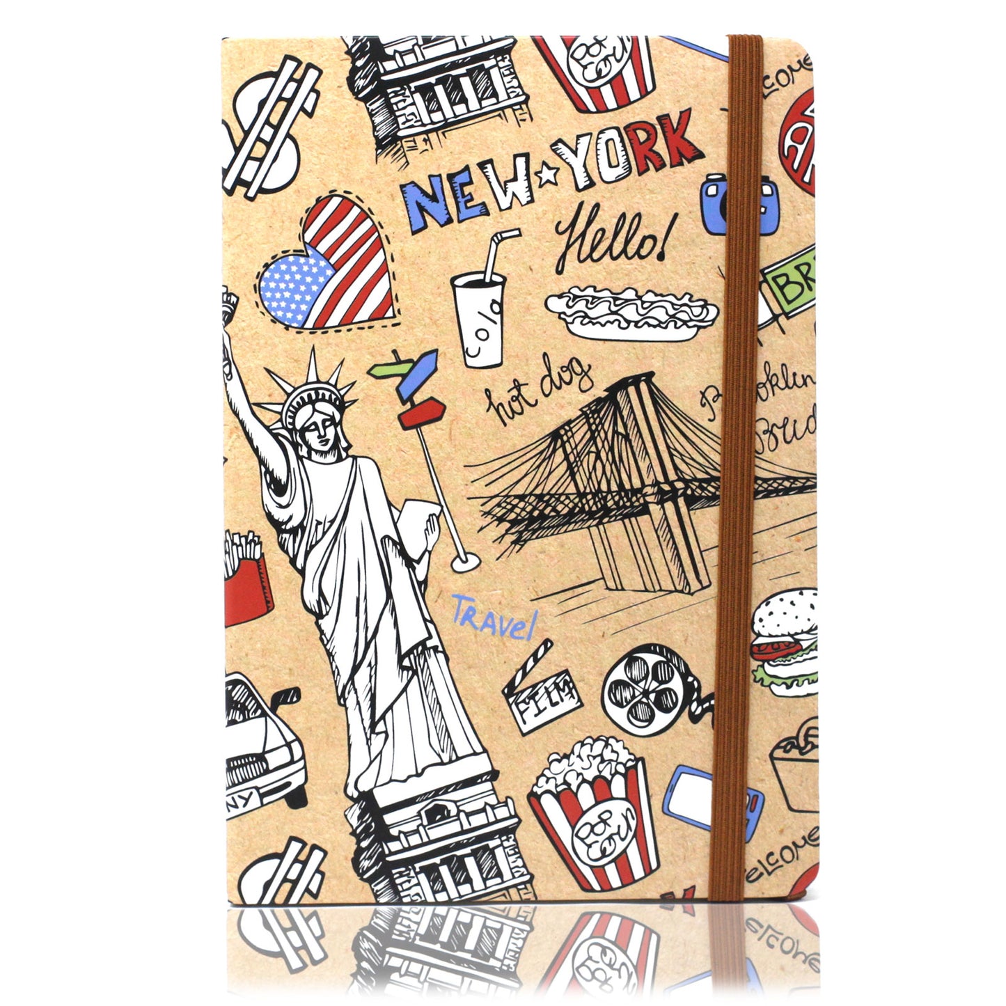 Cool A5 Notebook - Assorted Designs - Travel