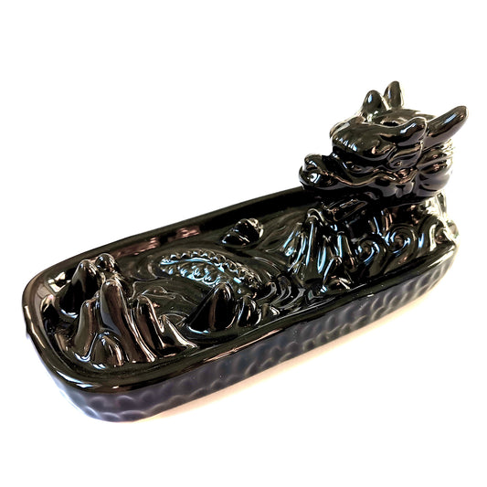 Backflow Incense Burner - Dragon in Mountain