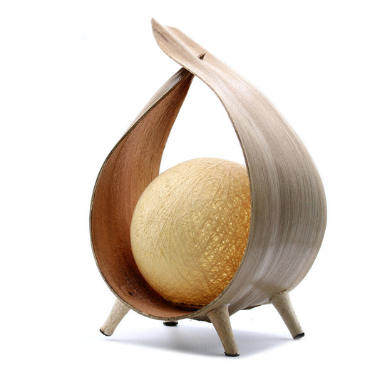 Natural Coconut Lamp - Natural Wrapover