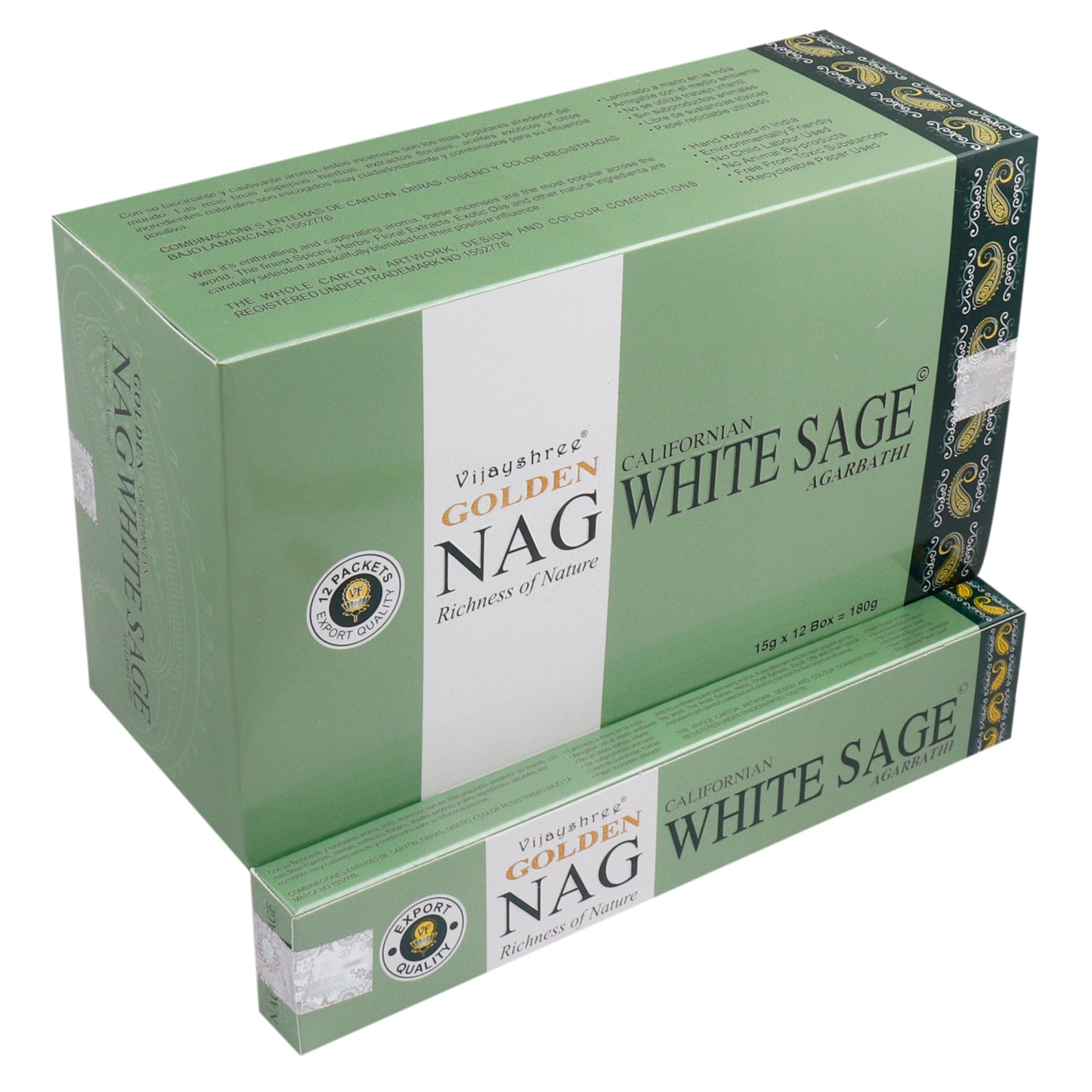 15g Golden Nag - Incienso Salvia Blanca