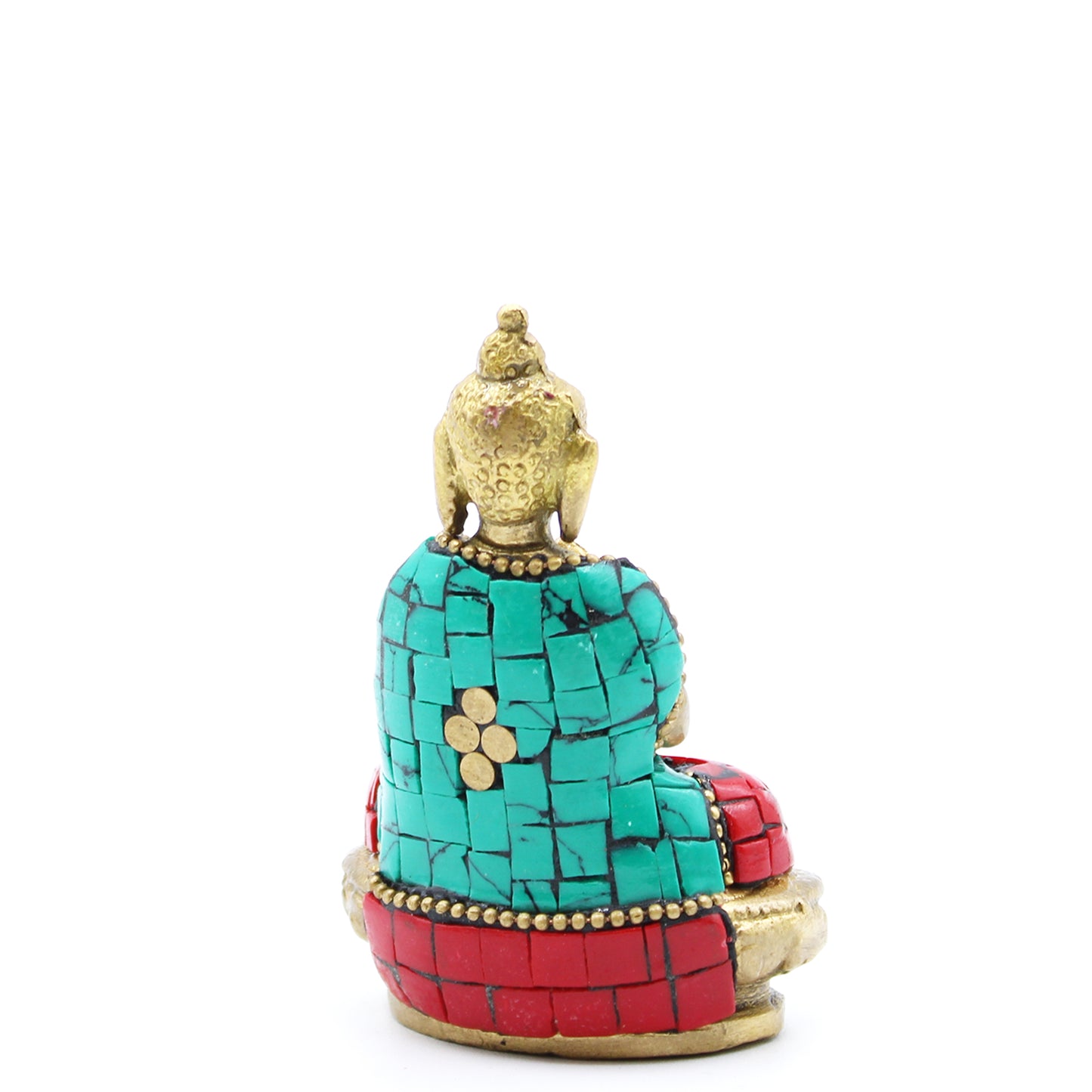 Figura de Buda de latón - Bendición - 7,5 cm