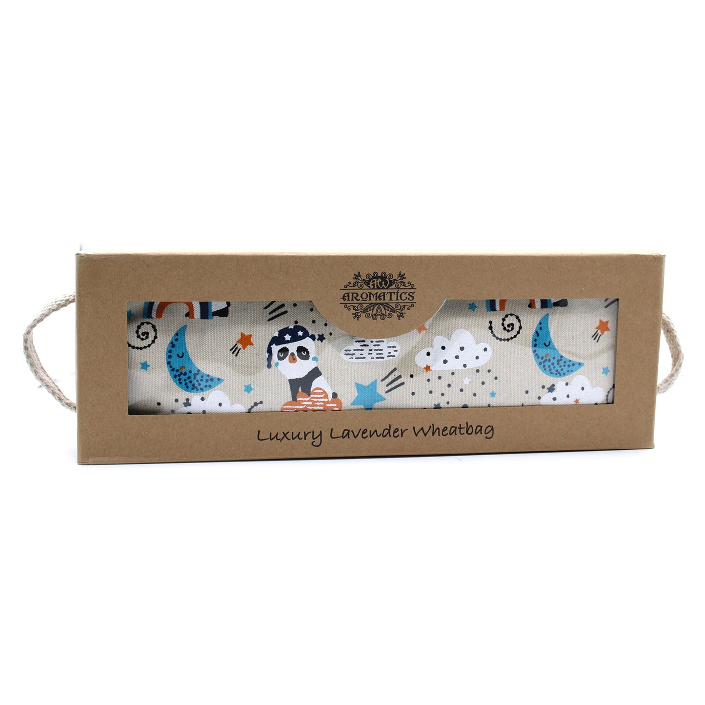 Bolsa de trigo de lujo con lavanda en caja de regalo - Sleepy Panda