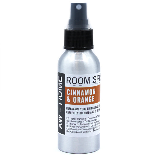 Spray de habitación de 100 ml - Canela y naranja