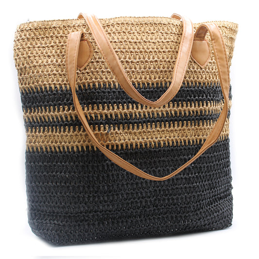 Bolso Back to the Bazaar - Negro y tostado