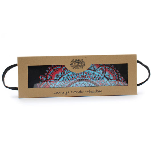 Luxury Lavender  Wheat Bag in Gift Box  - Mandala