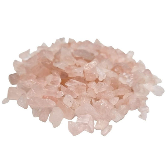 Chips de piedras preciosas de cuarzo rosa a granel - 1 KG