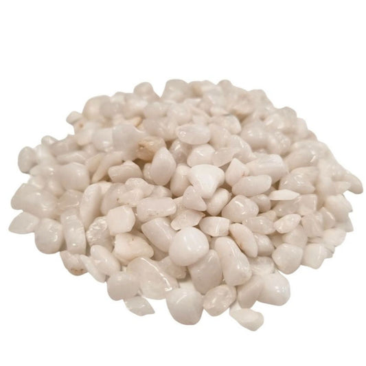 Chips de piedras preciosas de cuarzo blanco a granel - 1 KG