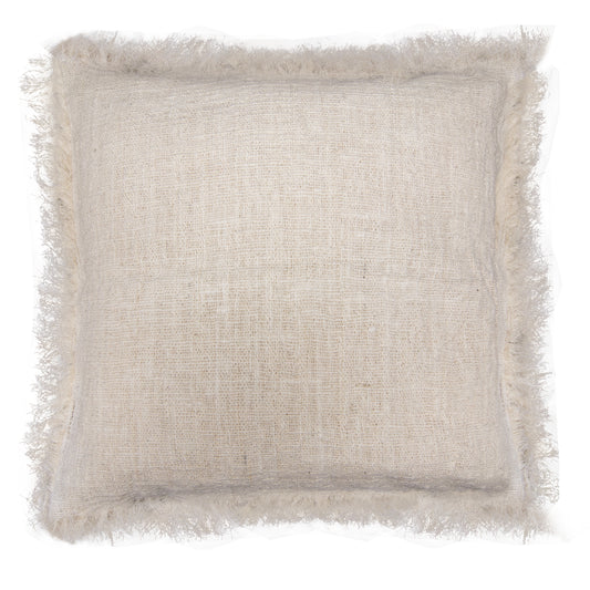 Linen Cushion 45x45cm with fringe