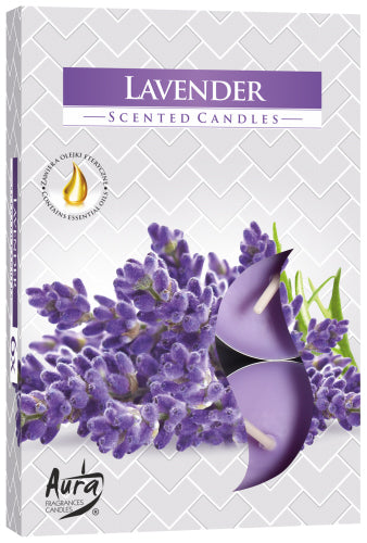 Juego de 6 velas aromáticas - Lavanda