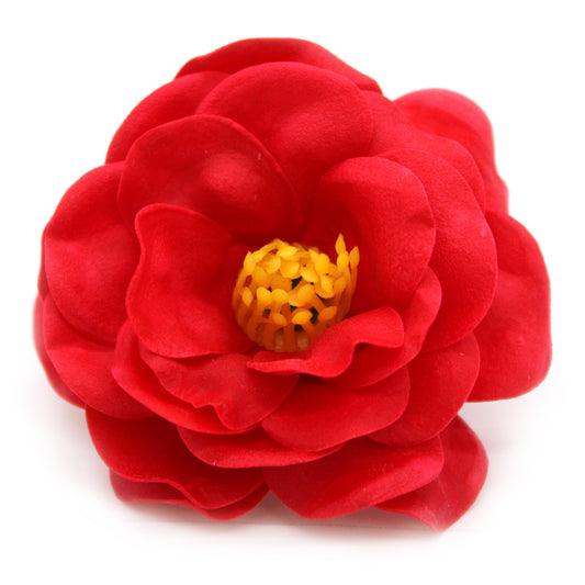 Flor de Jabón Artesanal - Camelia - Rojo