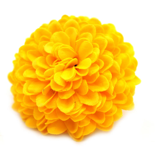 Craft Soap Flower - Small Chrysanthemum - Yellow