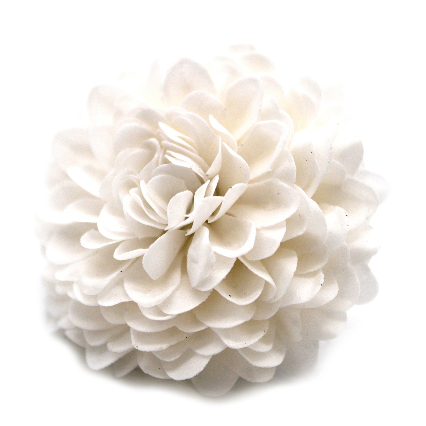 Flor de Jabón Artesanal - Crisantemo Pequeño - Blanco