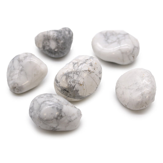 Grandes piedras africanas - Howlita blanca - Magnesita